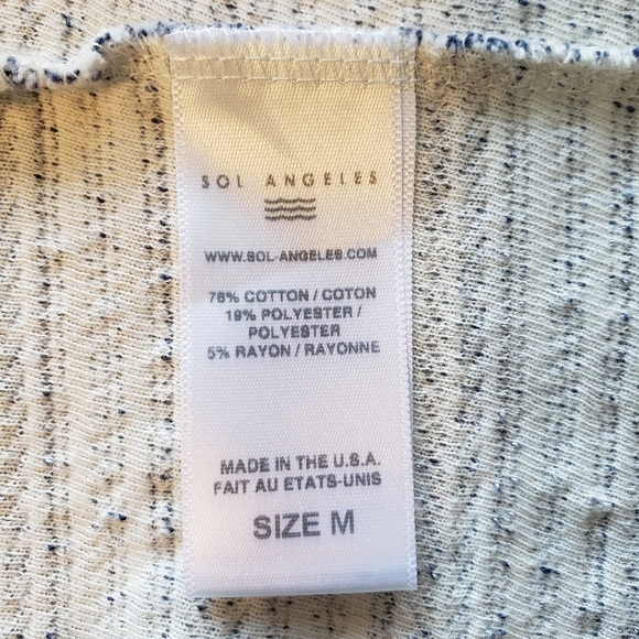 Anthropologie SOL ANGELES Striped Tee - Picture 9 of 9